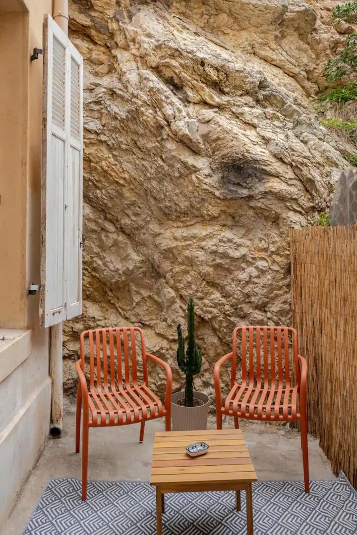 "La Baigneuse" Vallon Des Auffes Marseilles Exterior foto