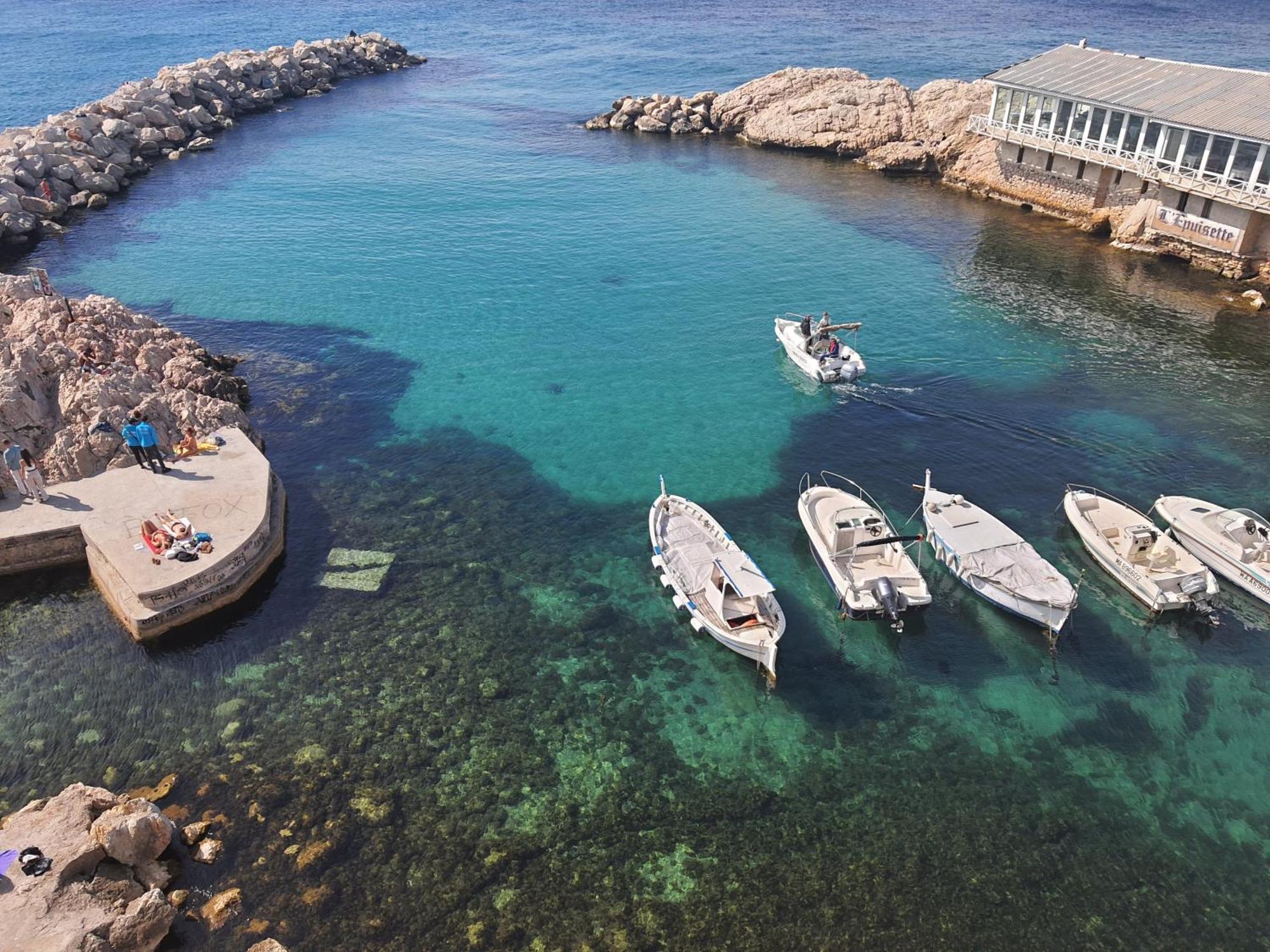 "La Baigneuse" Vallon Des Auffes Marseilles Exterior foto