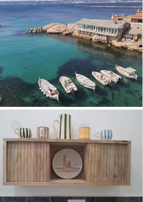 "La Baigneuse" Vallon Des Auffes Marseilles Exterior foto